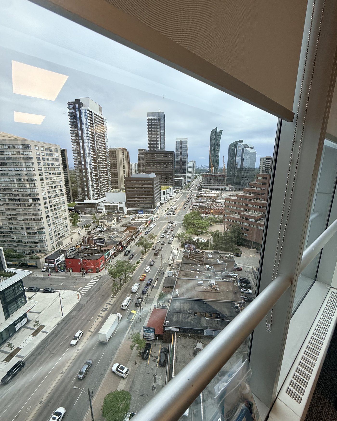 Office view over Toronto